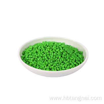 Green masterbatch color masterbatch pe granules used